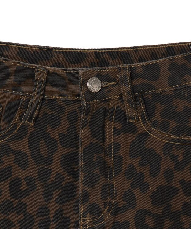 WEGO レオパードダメージミニスカパン 柄1