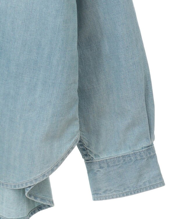 AMERICAN HOLIC バックタックオーバーシャツ Light Indigo