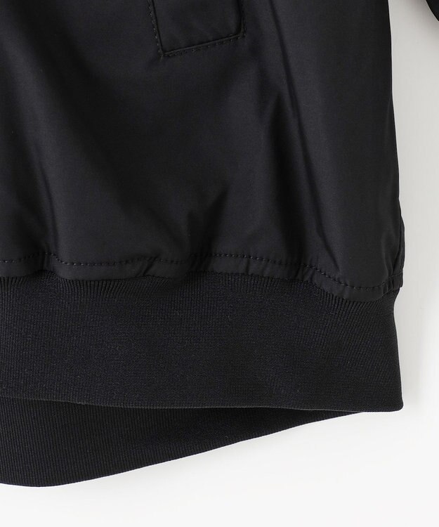 ANY 【洗濯機可能/撥水】MA-1 ギャザーブルゾン ブラック