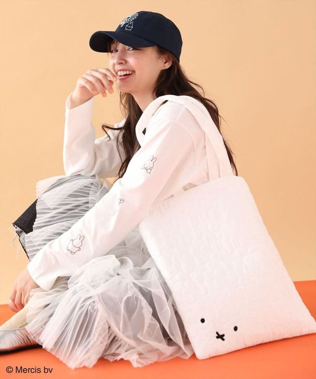 Green Parks Ｍｉｆｆｙ／袖プリントロンＴ Off White