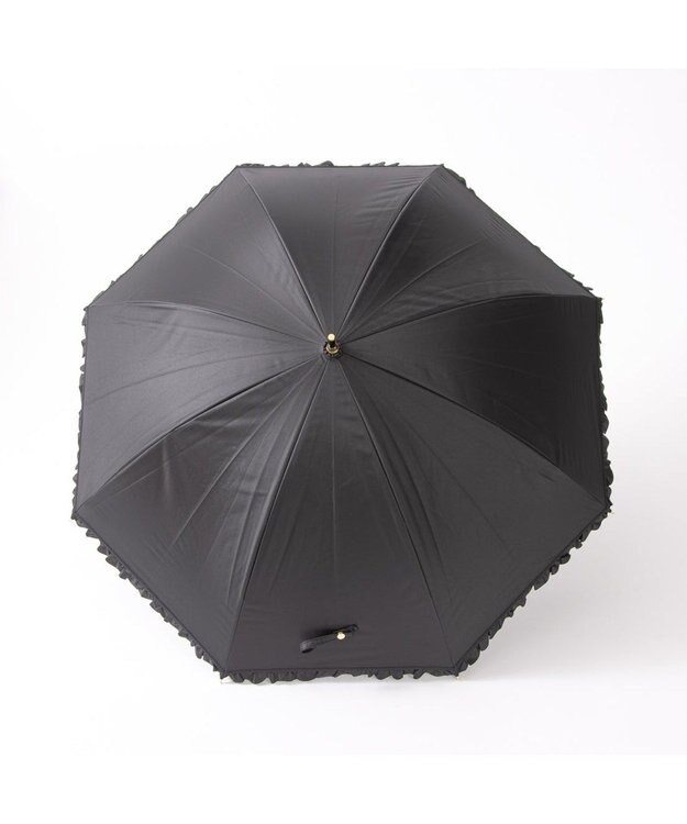 UNBILLION カシュネ cachenez / 【晴雨兼用】【日傘】 【UV カット率99.999.9％以上】PUヒートカットフリルバルーンショートパラソル ブラック