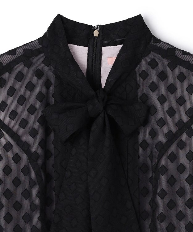 TOCCA SQUARE VEIL DRESS ドレス ブラック系5