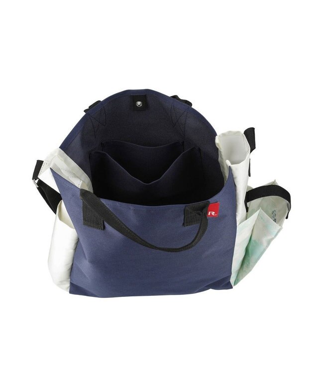 ROOTOTE 9633【ALLIANCE FOR THE BLUE × ROOTOTE】漁網ナイロン トール2way-A 01：ブルー