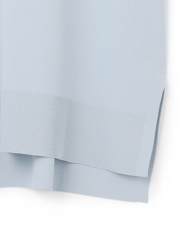 23区 L 【先行予約/WEB&一部店舗限定カラーあり/Lサイズ限定】レーヨンポリエステルストレッチ Vネック ニット [WEB&一部店舗限定カラー]スカイブルー系