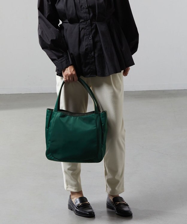 Y'SACCS 【ムック本掲載】ナイロンボンディングトート　Mサイズ グリーン