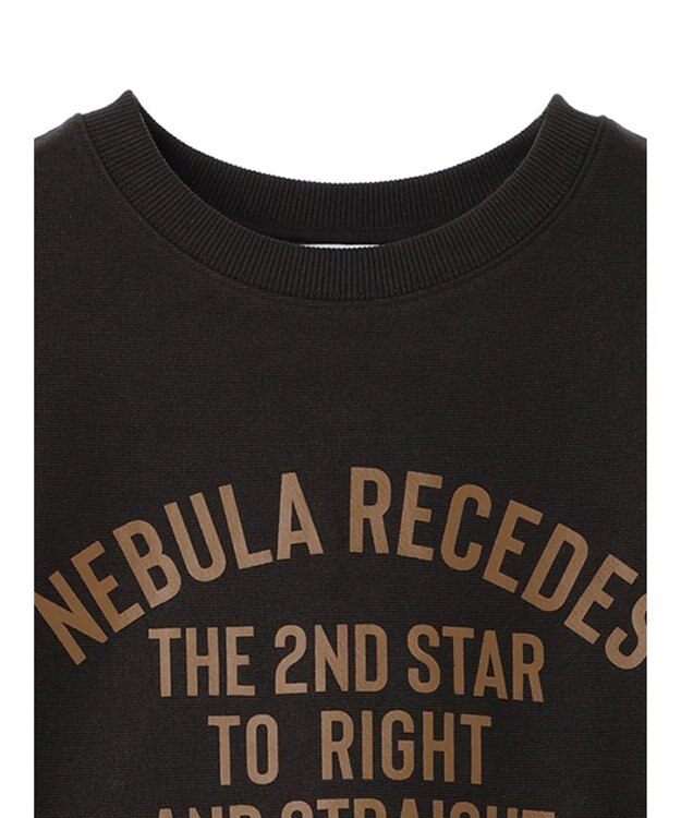 AMERICAN HOLIC ネップ裏毛ロゴスウェット Brown