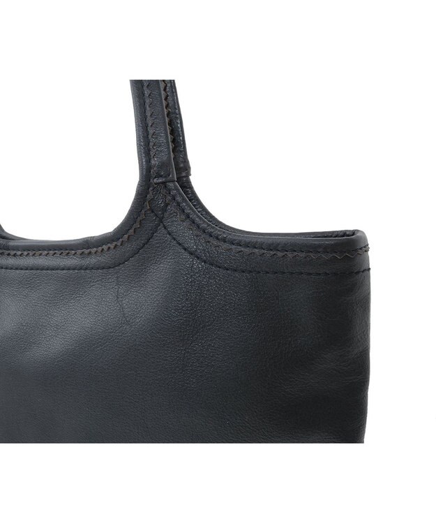 genten フェザートート トートバッグ クロ