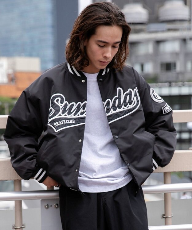 WEGO パテッドワッペンスタジャン ブラック