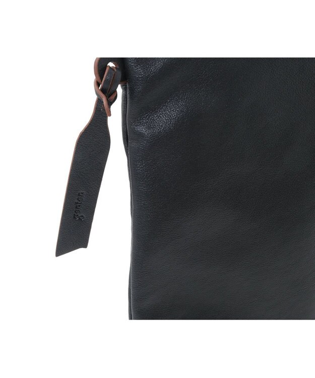 genten フェザートート トートバッグ クロ