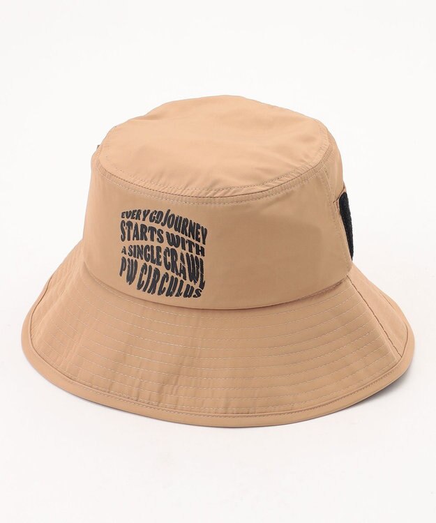 PW CIRCULUS 【手洗い洗濯可 / 小さくたためる】【UNISEX】ポケッタブルバケットハット 2026年モデル ゴルフ ベージュ系