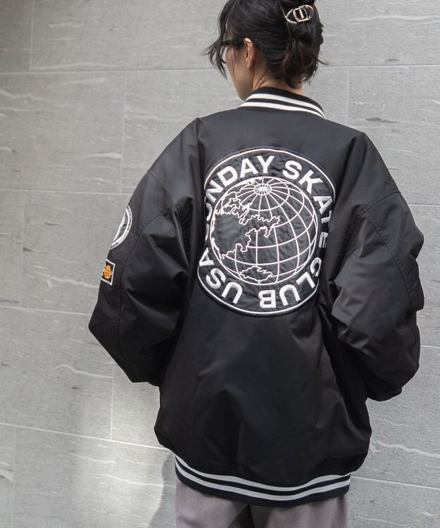 WEGO パテッドワッペンスタジャン ブラック