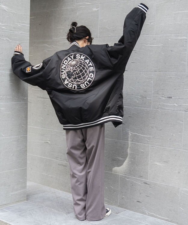 WEGO パテッドワッペンスタジャン ブラック