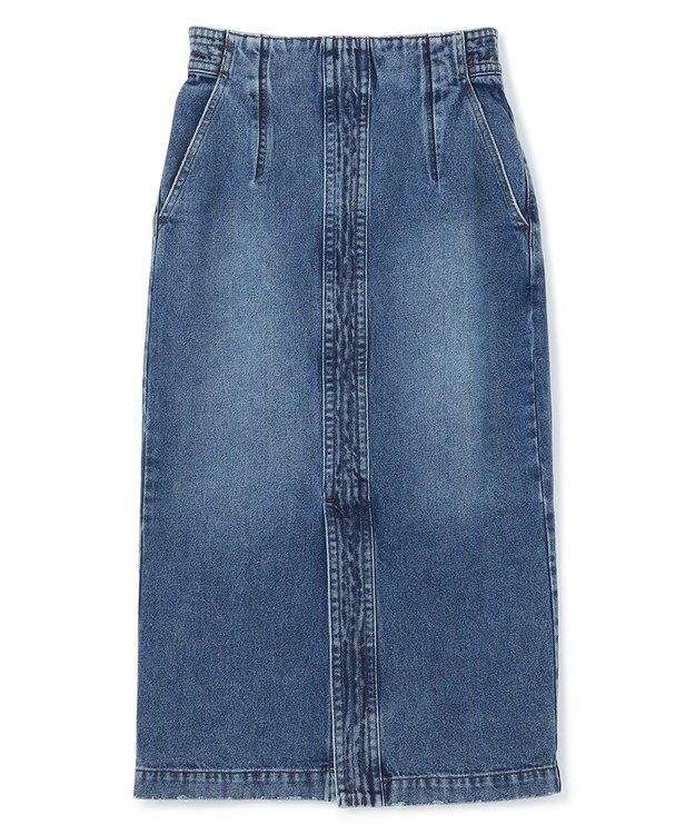 BEIGE， 【洗える】VICTOR / デニムスカート Indigo