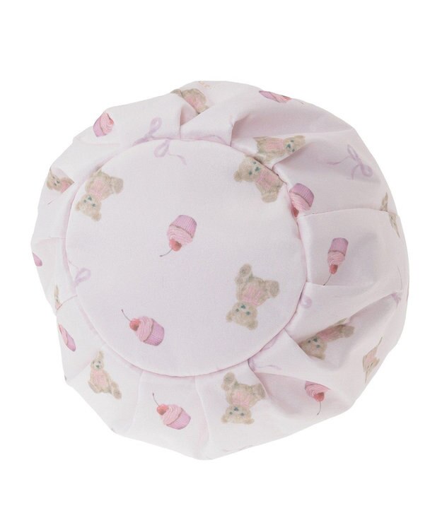 Maison de FLEUR ベア総柄巾着ポーチ Pink