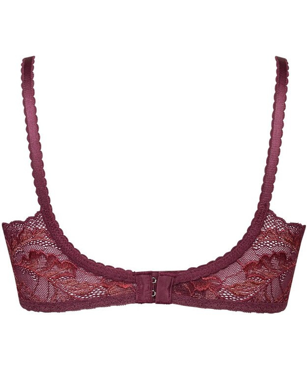 Wing ブラジャー 背中の段差をスムージング 脇高設計 胸ふっくら 【後ろ姿きれいブラ】 ブラ KB2721 ウイング／ワコール エンジ