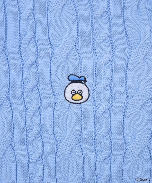 earth music&ecology Ｄｉｓｎｅｙ×Ｓｅｉｊｉ　Ｍａｔｓｕｍｏｔｏ刺繍ニット Sax