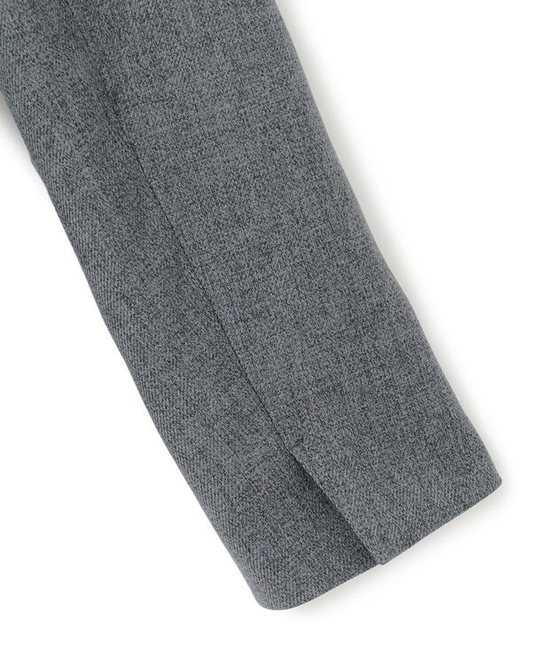 23区 【洗える】ウールライクカルゼ  テーラードジャケット グレー系