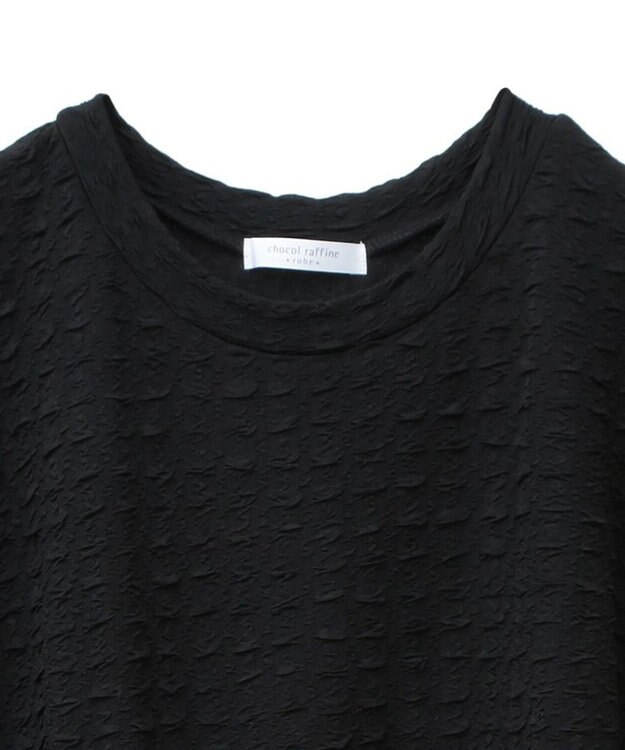 Green Parks ドロストドッキングワンピース Black