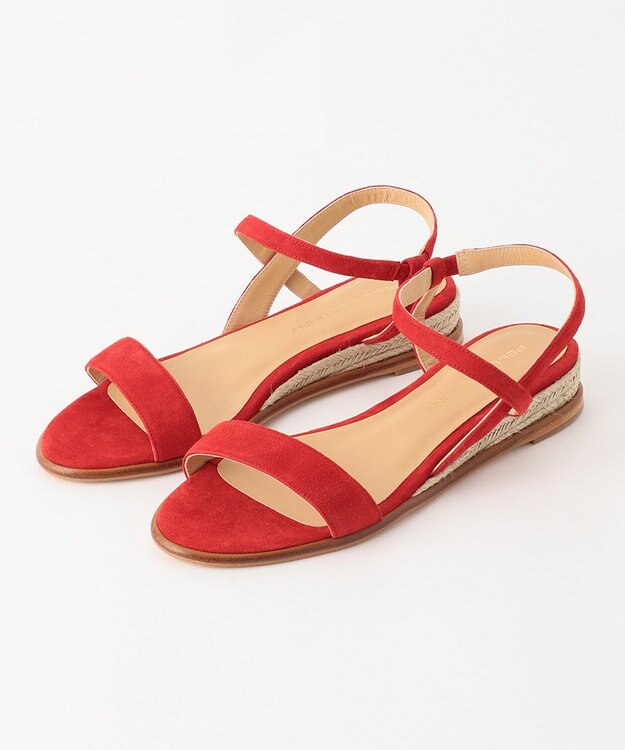 23区 PELLICO SUNNY ストラップサンダル レッド系