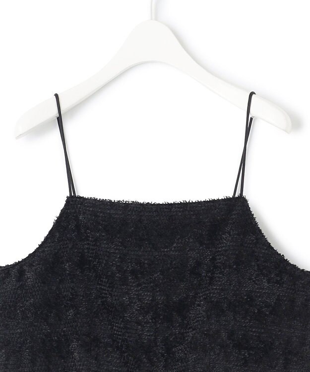 ICB L ダイヤカットジャカード オールインワン ブラック系