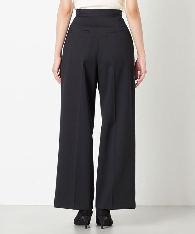 NAVE 【Nave】ウールポリエステルツイル パンツ ブラック系