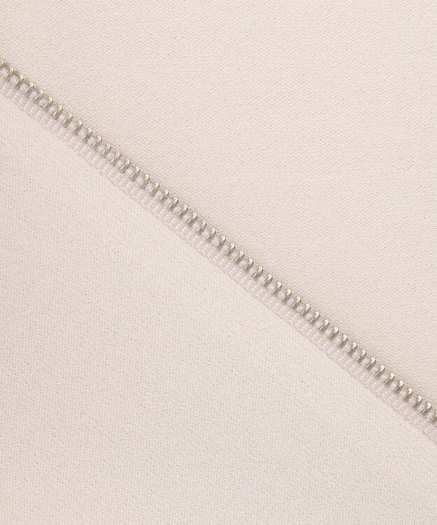 J.PRESS LADIES 【洗える】ニット ブルゾン ベージュ系