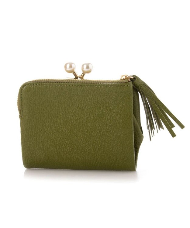 UNBILLION ペルケ perche / アクリル玉がま口2つ折り財布 OL