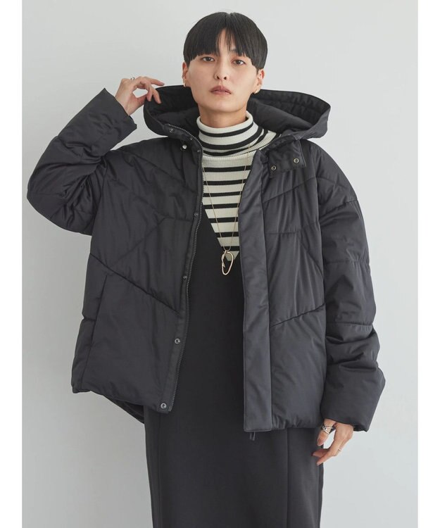 AMERICAN HOLIC キルポカカラフルポケッタブルフードコート Black