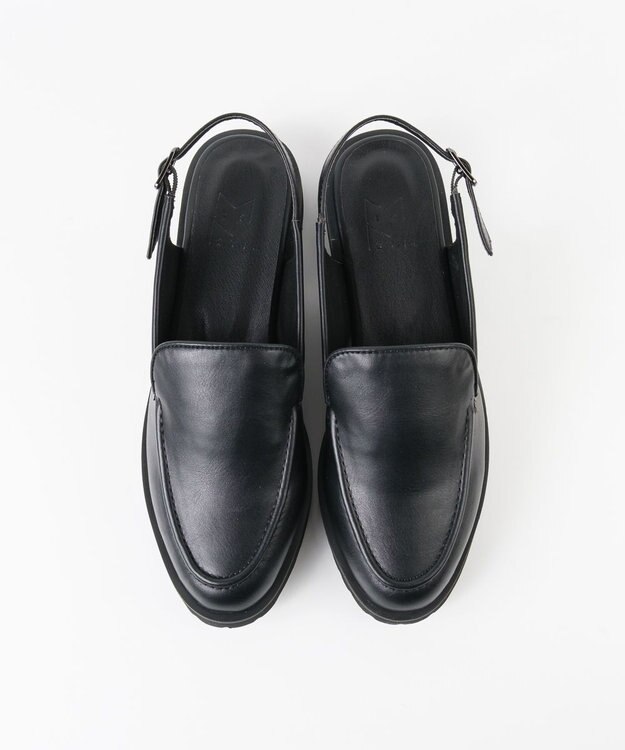 BONTRE 【MIONOTIS/ミオノティス】スリングバックローファー/773B ブラック