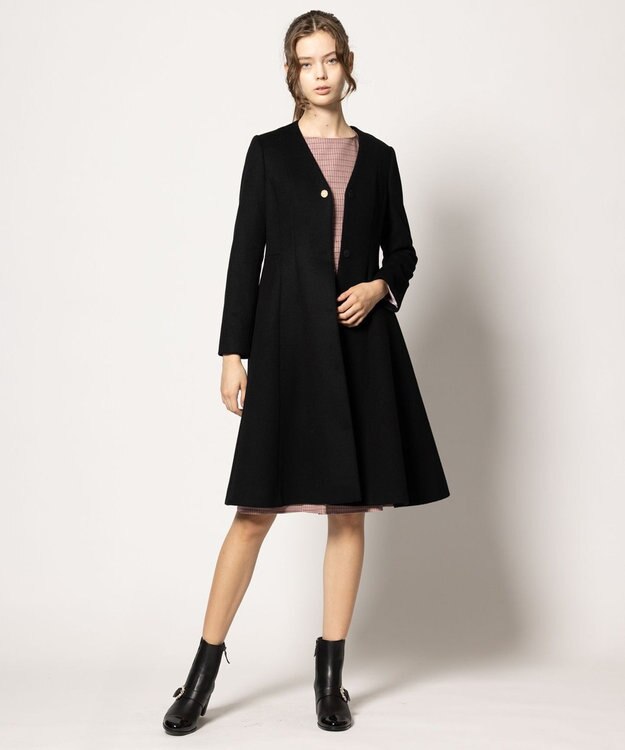 TOCCA 【消臭】PEARL ROCK ロングコート ブラック系