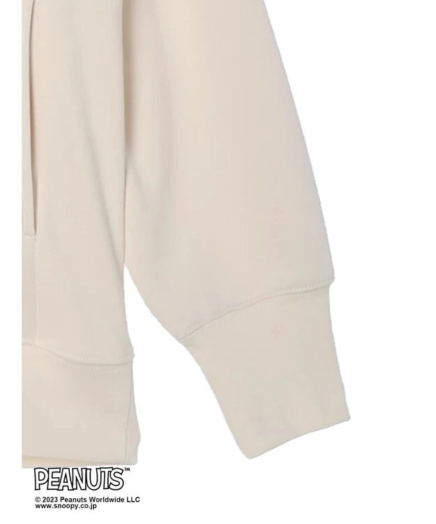 CRAFT STANDARD BOUTIQUE ＰＥＡＮＵＴＳ裏起毛スウェットパーカー Ivory