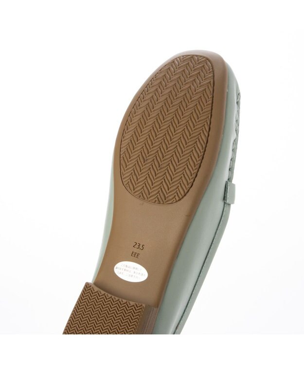 ing <ing>【3E】【サスティナブル】ビット付きモカシューズ グリーン