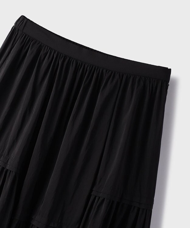 GRACE CONTINENTAL ティアードロングスカート ブラック