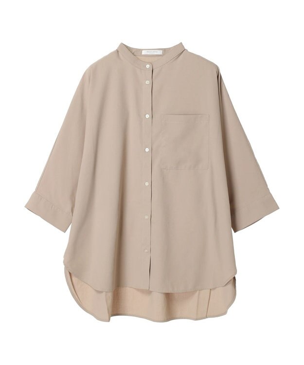 Green Parks いろいろ機能　ドルマンシャツ Beige