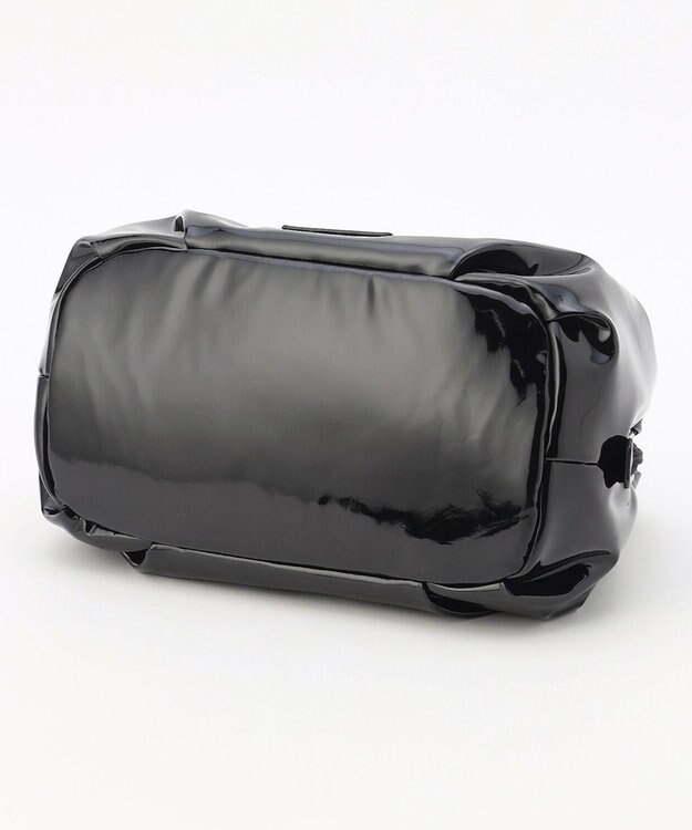 LA BAGAGERIE ソフトエナメル2WAYハンドバッグ Sサイズ ブラック