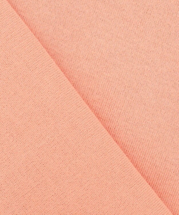 23区 L 【洗える】ロゴプリント コットン Tシャツ ライトオレンジ系