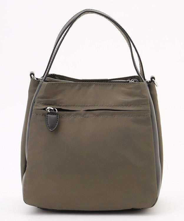 Y'SACCS スクエアすっきりトート SSサイズ カーキ