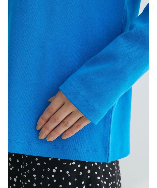 Green Parks リブカットカーディガン Blue