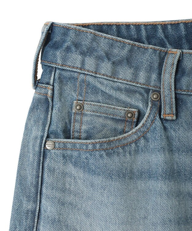 AMERICAN HOLIC ルーズストレートデニムパンツ Light Indigo