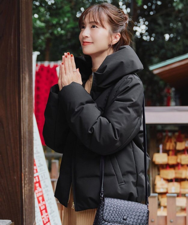 Tiaclasse 【安田美沙子さん着用・新色追加】シームレスダウンコート ブラック