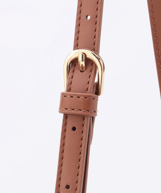 LA BAGAGERIE ソフトエナメル2WAYハンドバッグ Sサイズ アイボリー