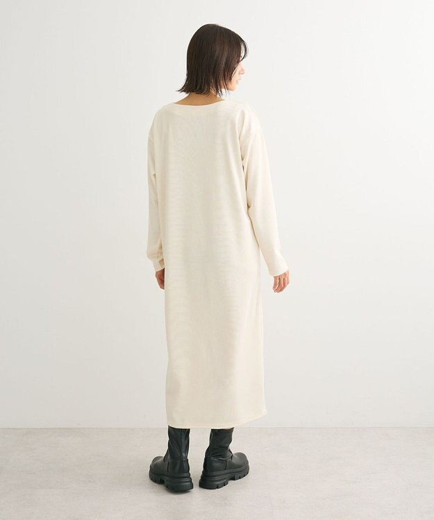 Green Parks ＳＥＴ２点ベスト＋リブワンピース Ivory