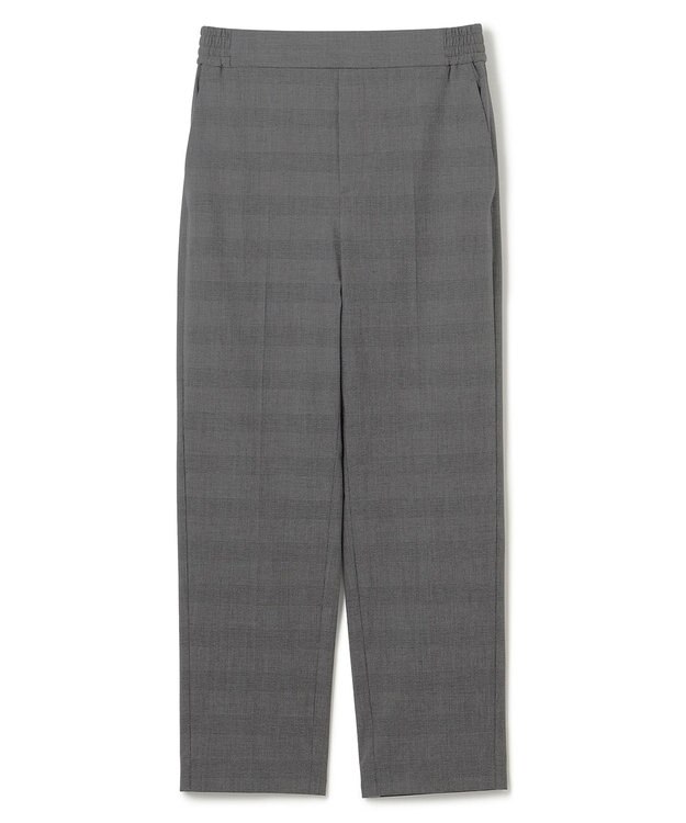 UNFILO マイビューティ テーパードパンツ グレンチェック