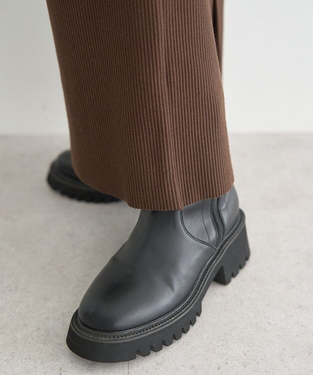 earth music&ecology セルフカットテレコナロースカート Brown