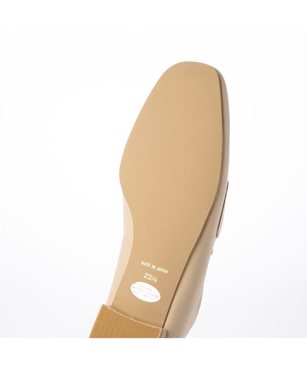 MODE ET JACOMO <MODE ET JACOMO>スクエアトゥコインローファー ベージュ