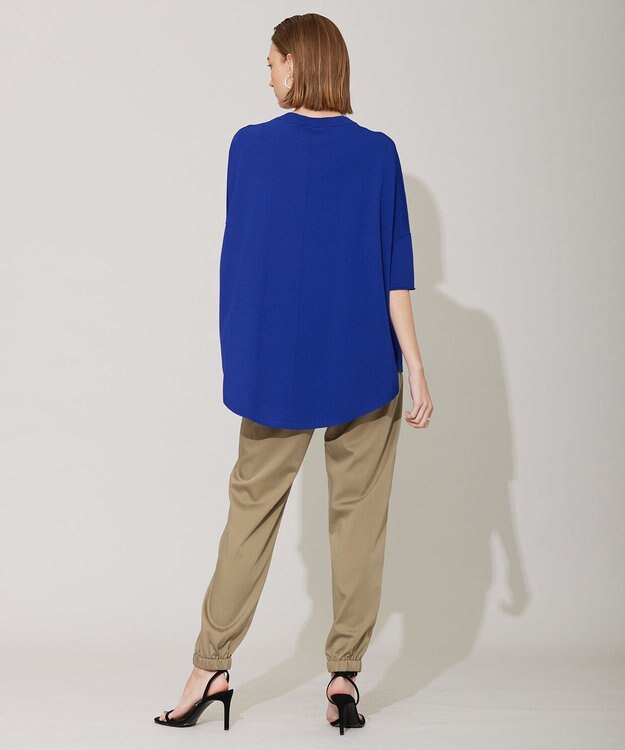 ICB 【人気のため新色追加・洗える】VIS/NYハイゲージ ５分袖プルオーバー ロイヤルブルー系