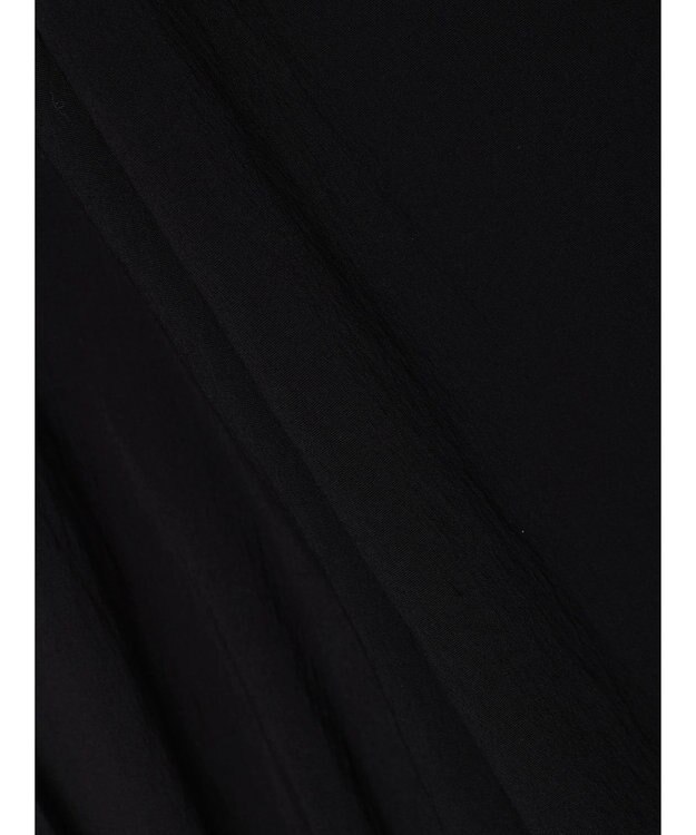 CRAFT STANDARD BOUTIQUE レーヨンデシンバンドカラーワンピース Black