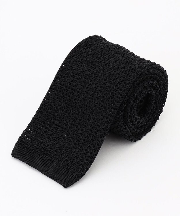 JOSEPH HOMME シルキーニットタイ ブラック系