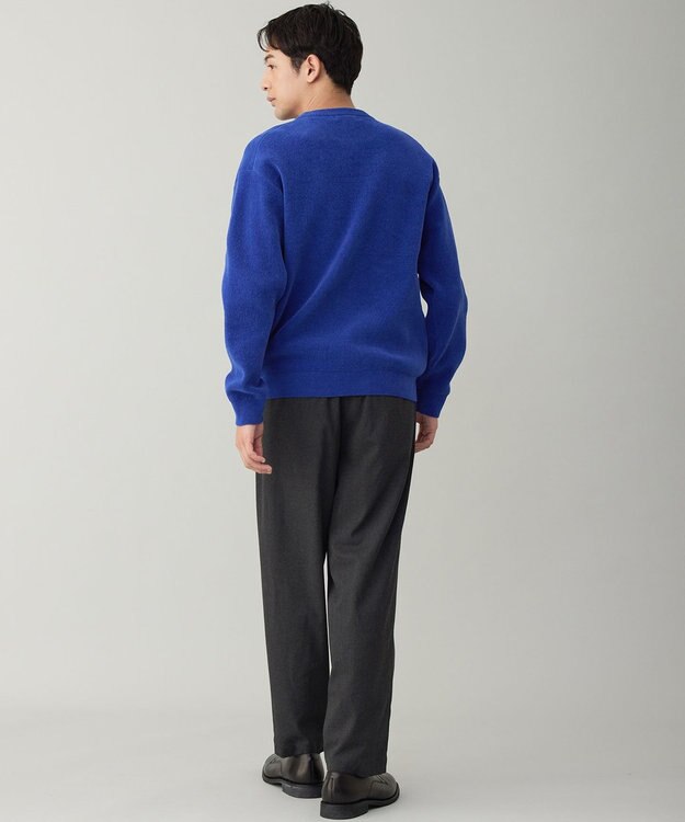 UNFILO MENS ライトモール ニット ロイヤルブルー