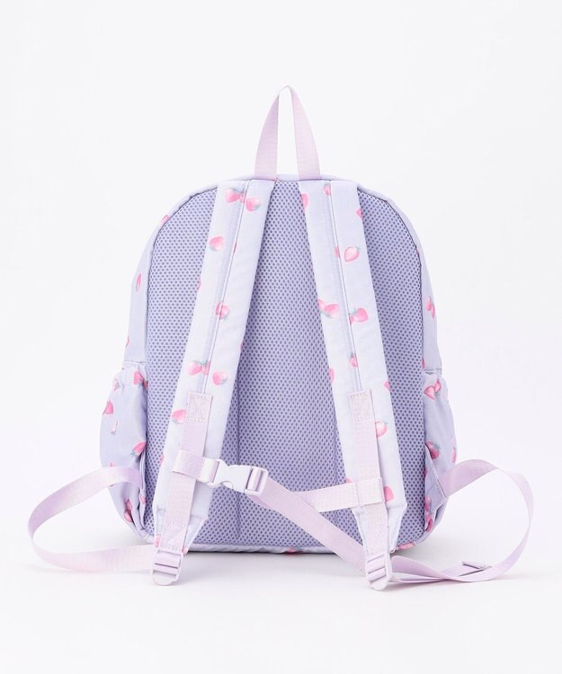 ANY KIDS 【Strawberry Collection】【10L容量】いちご総柄リュック ラベンダー